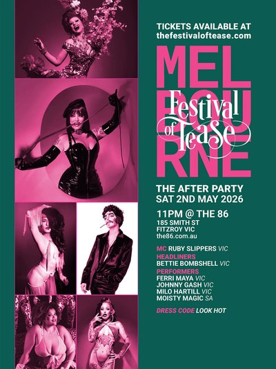 Poster for Melbourne Festival of Tease — The After Party